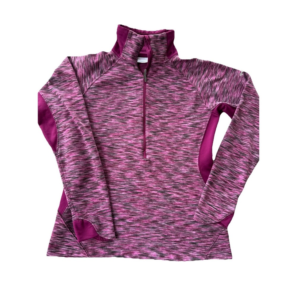 Columbia Size M Womens Athletic Thermal Long Sleeve Activewear Top Pullover
